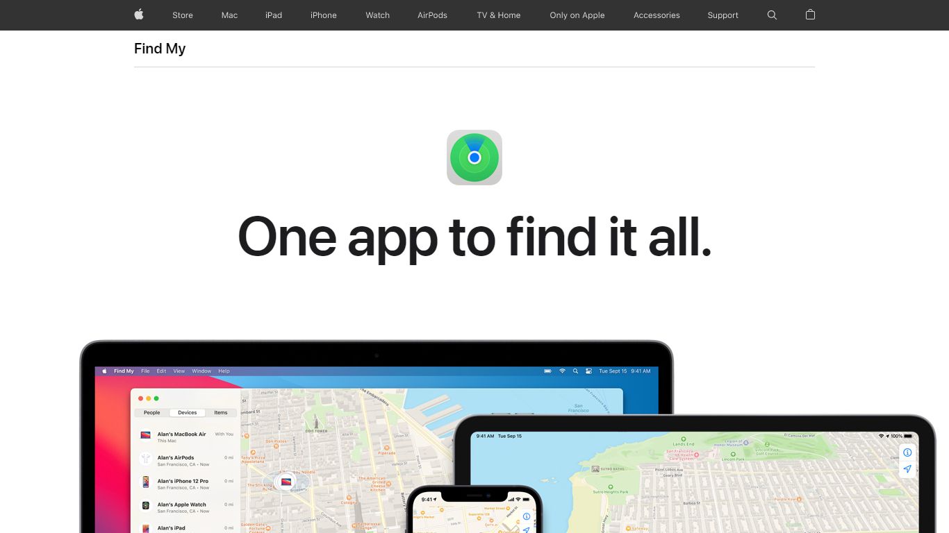 iCloud - Find My - Apple